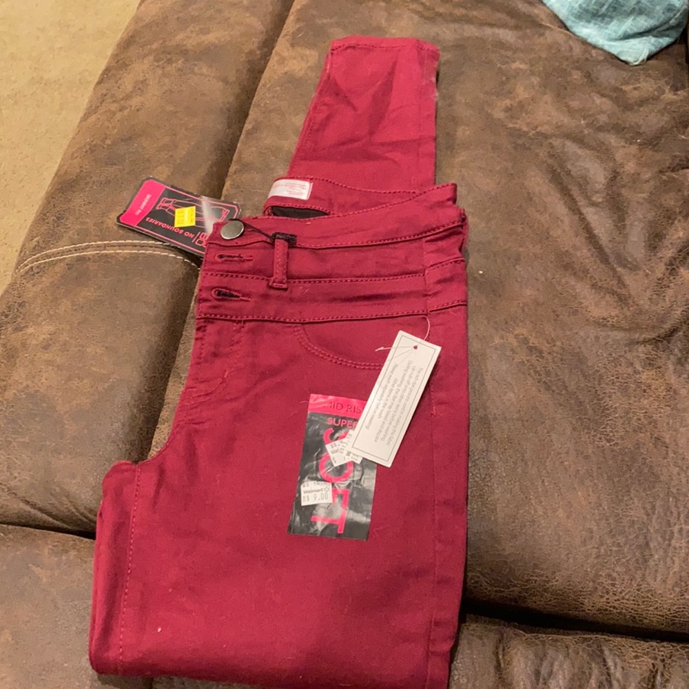 Burgundy pants